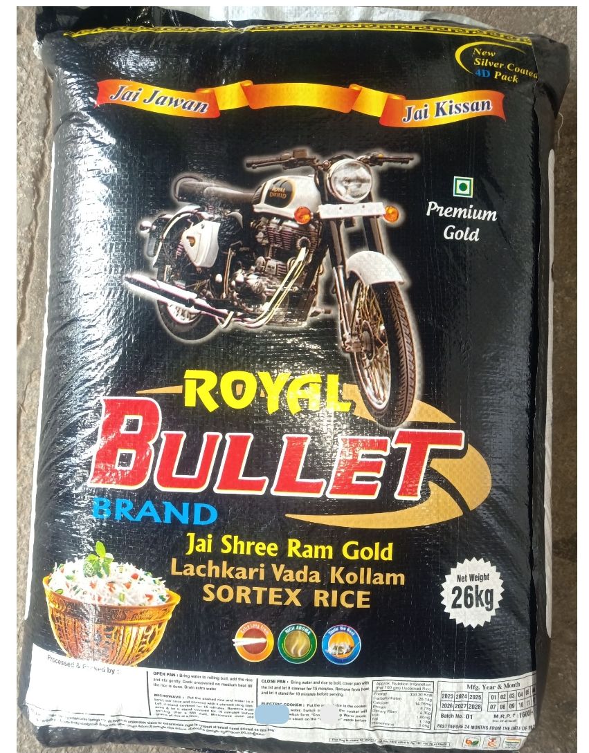 ROYAL BULLET JAI SRI RAM RICE 26KG